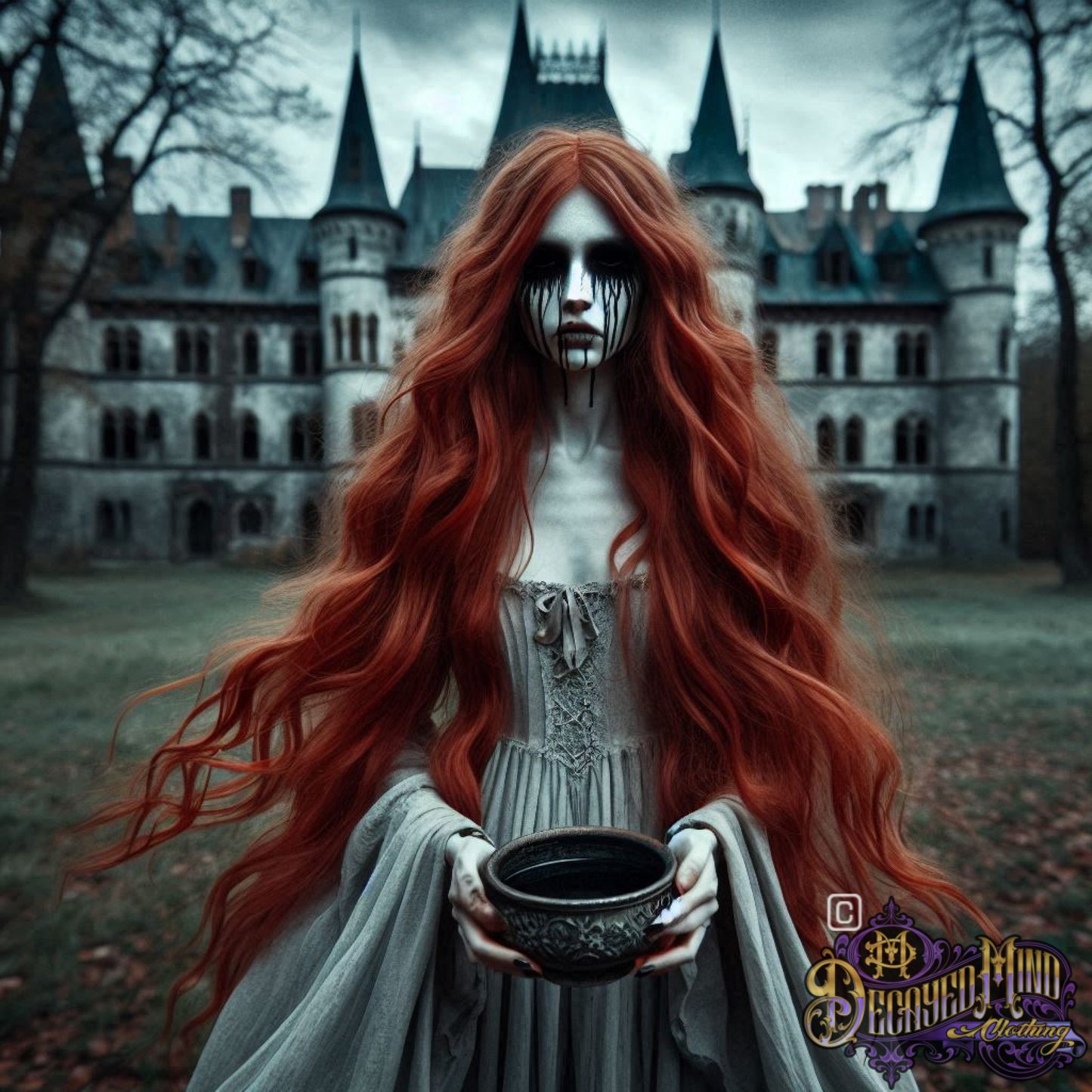 Banshee, White Latte 17oz Ceramic Mug