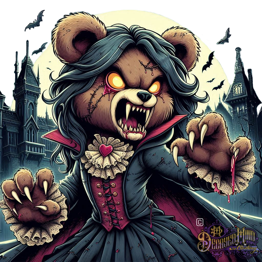 Lady Drusilla Vampire Design Heavy Blend Hoodie – Soft & Cozy