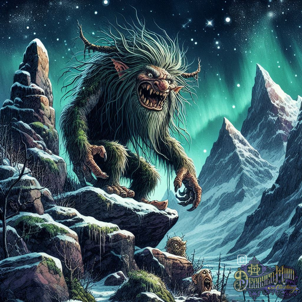 Mountain Troll Version3, Tee.