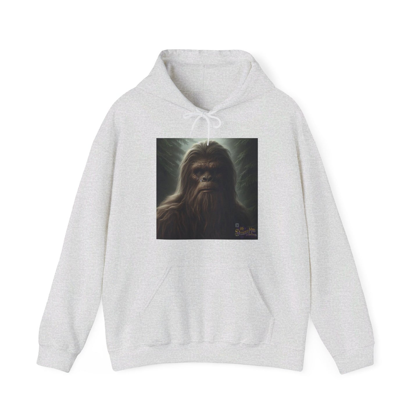 BIG FOOT, Portrait of a Beast Heavy Blend™ Hooded Sweatshirt