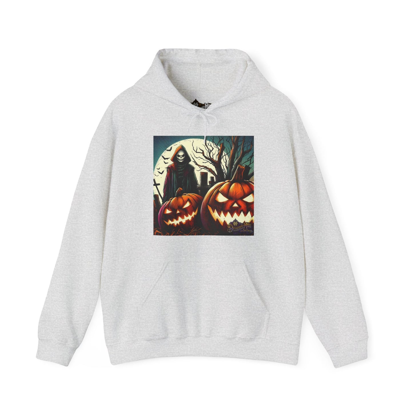 Hooded Sweatshirt - The Wicked Flame Jack-O-Lantern Design