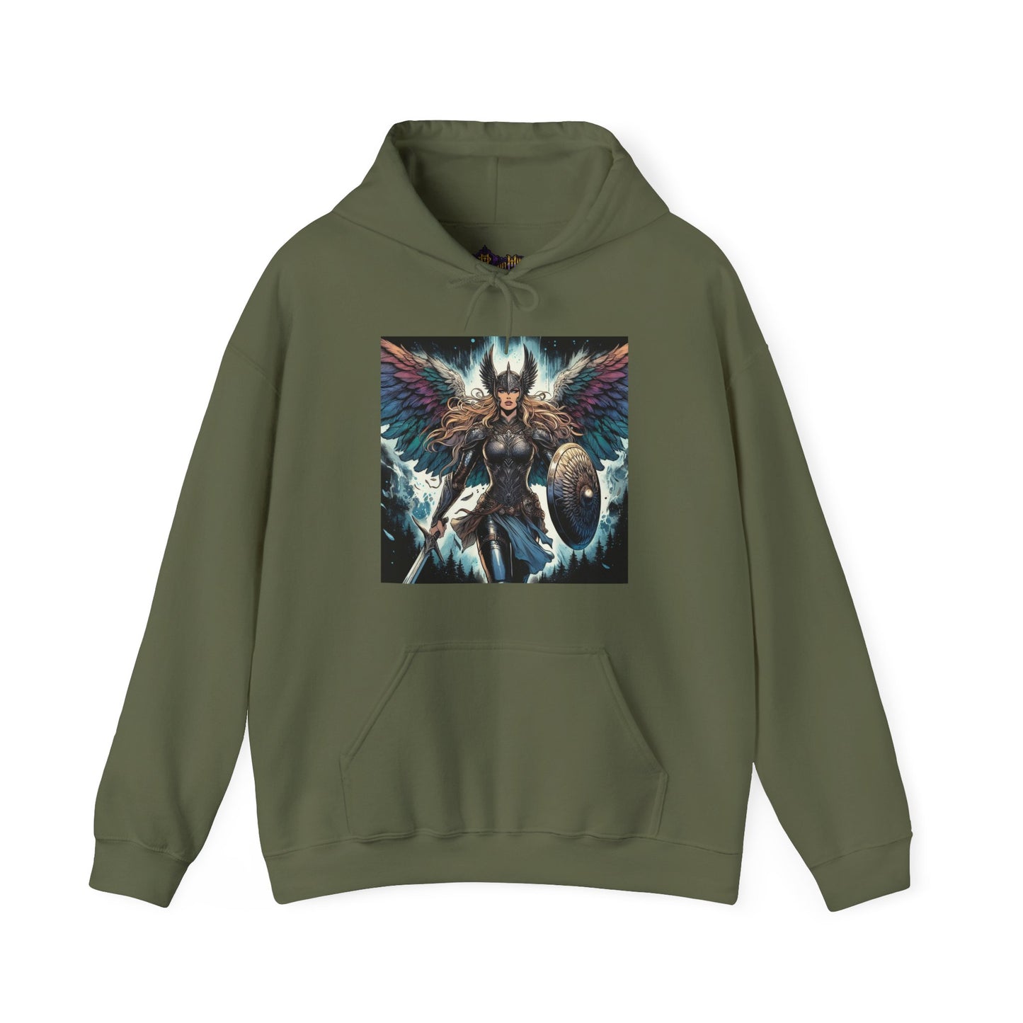 RANDGRÍDR,Valkyrie Hoodie - Norse Mythology Collection