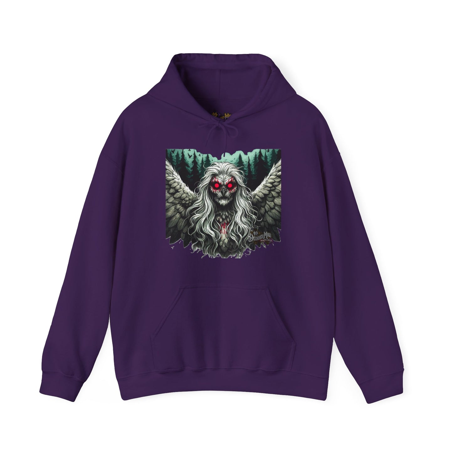 Hooded Sweatshirt La Lechuza Version1 Owl-Witch Mexican Folklore Design