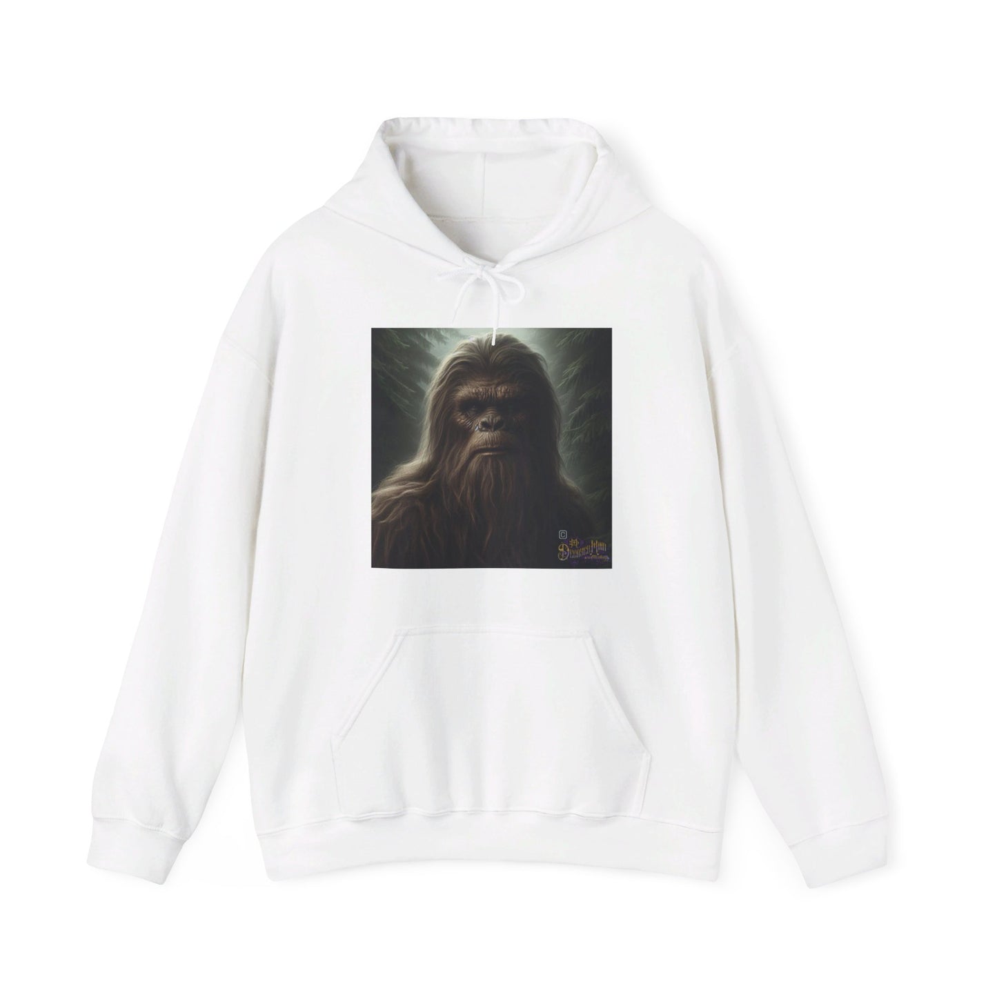 BIG FOOT, Portrait of a Beast Heavy Blend™ Hooded Sweatshirt