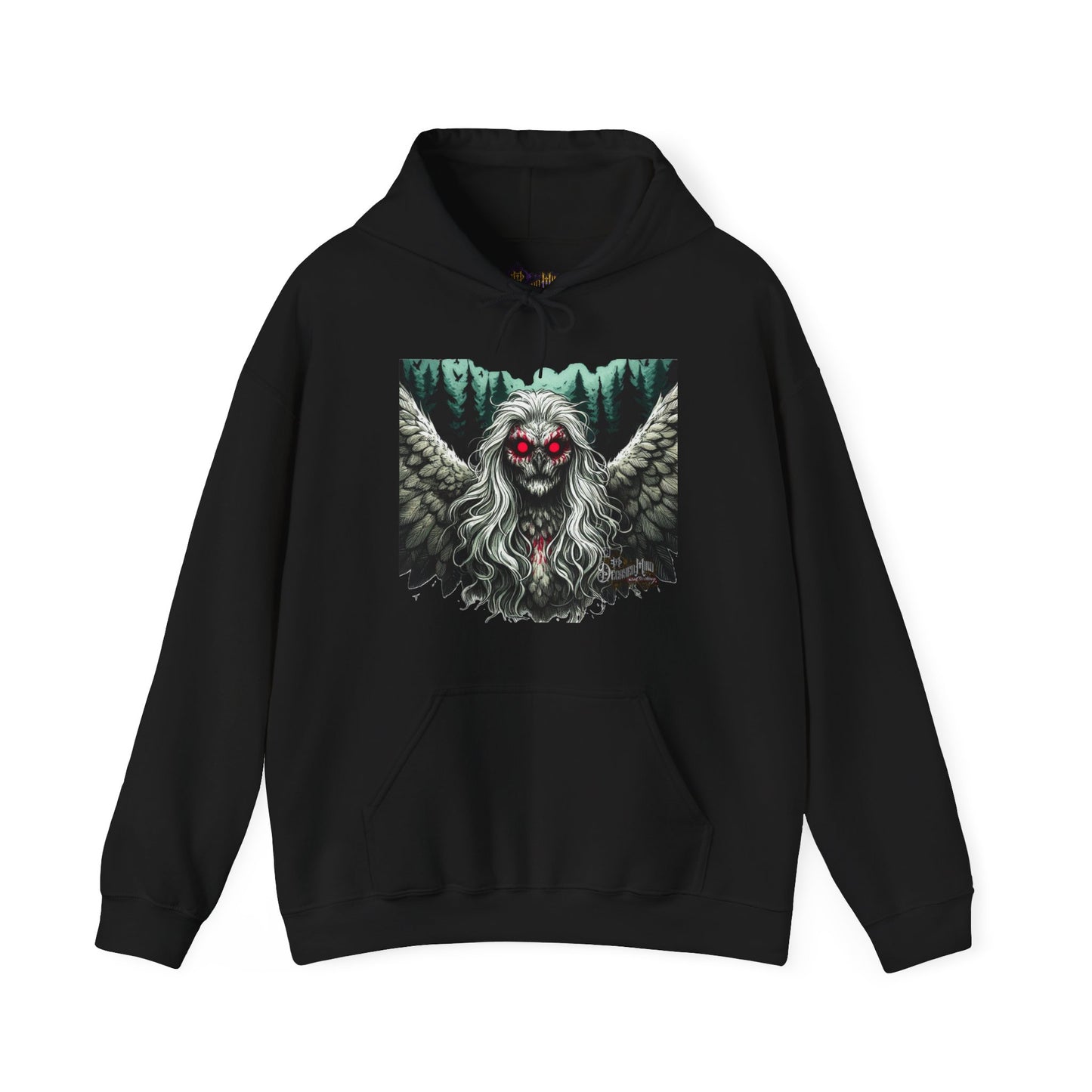 Hooded Sweatshirt La Lechuza Version1 Owl-Witch Mexican Folklore Design