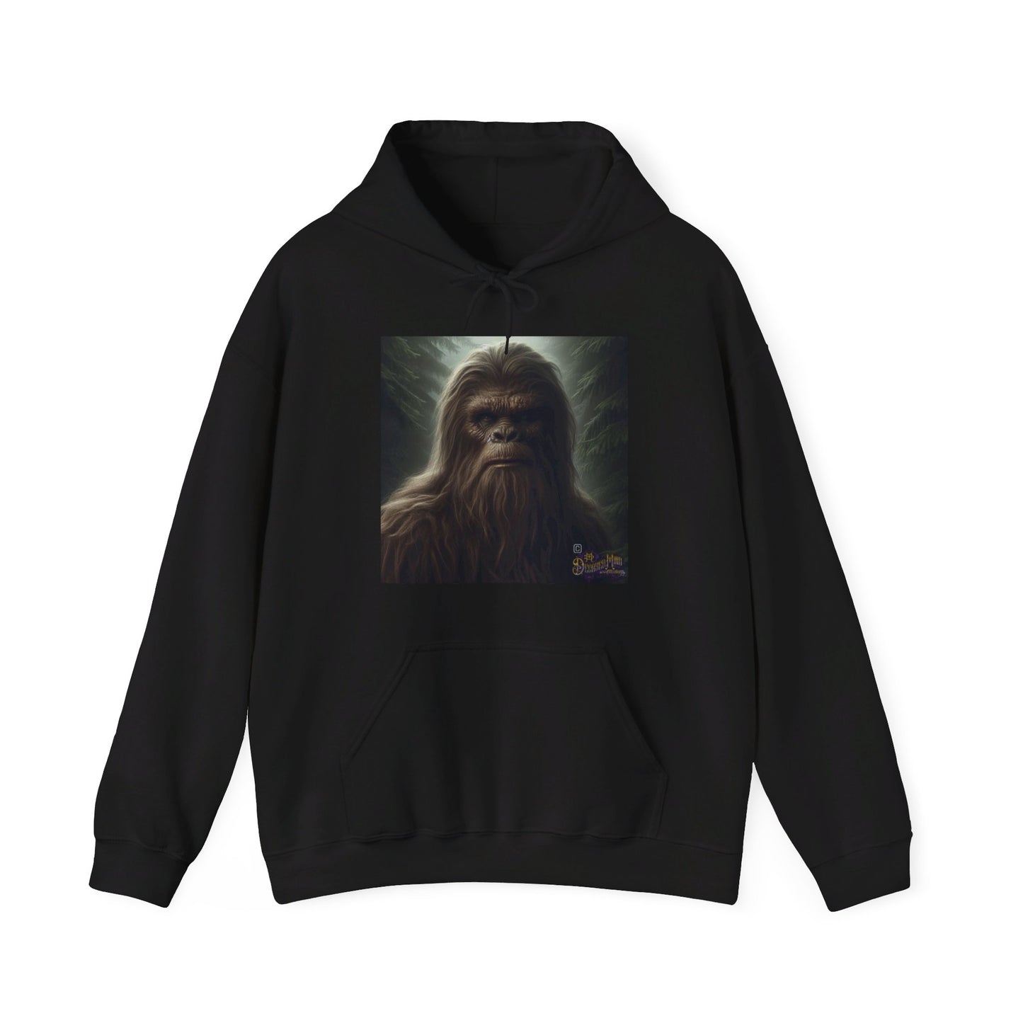 BIG FOOT, Portrait of a Beast Heavy Blend™ Hooded Sweatshirt