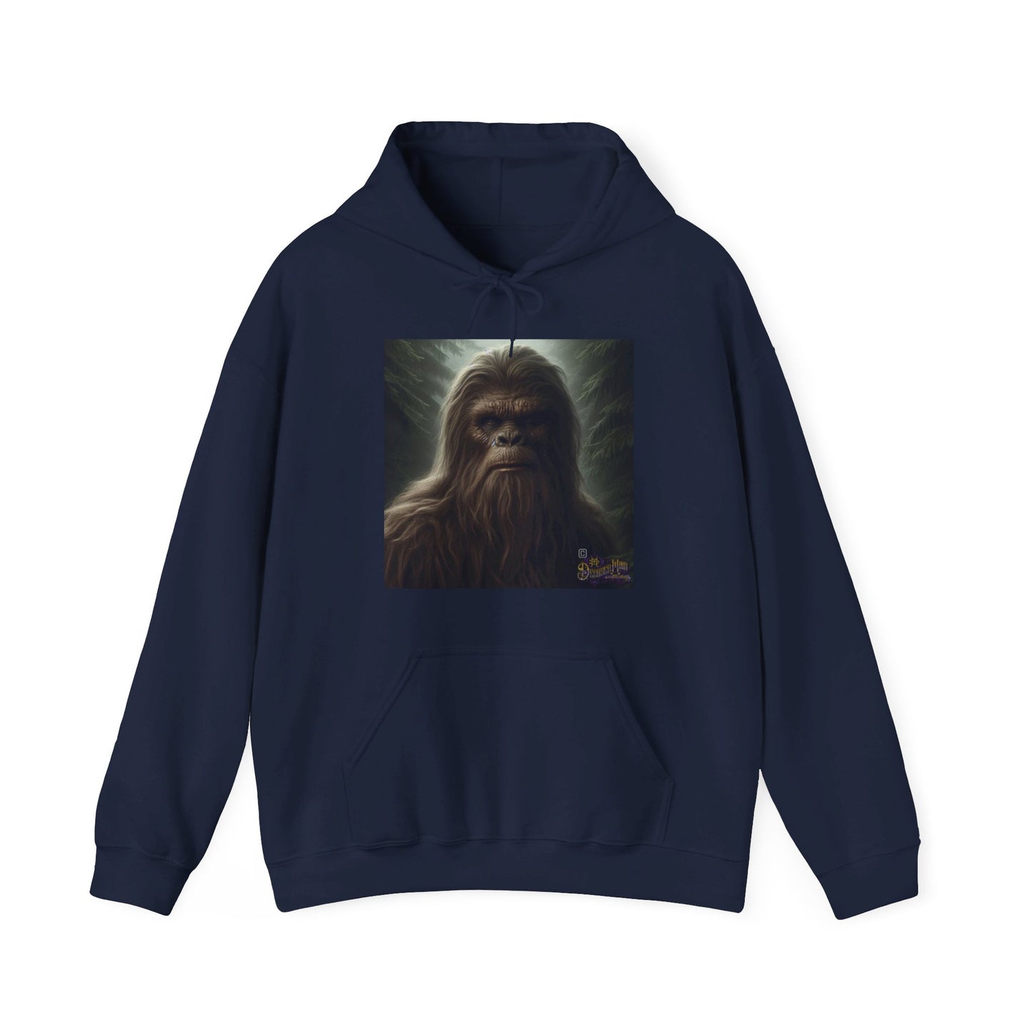 BIG FOOT, Portrait of a Beast Heavy Blend™ Hooded Sweatshirt