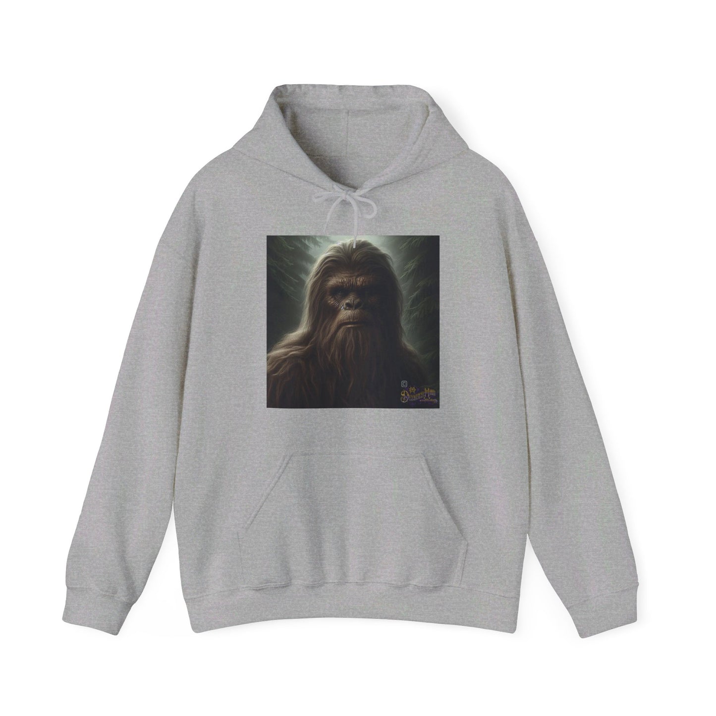 BIG FOOT, Portrait of a Beast Heavy Blend™ Hooded Sweatshirt