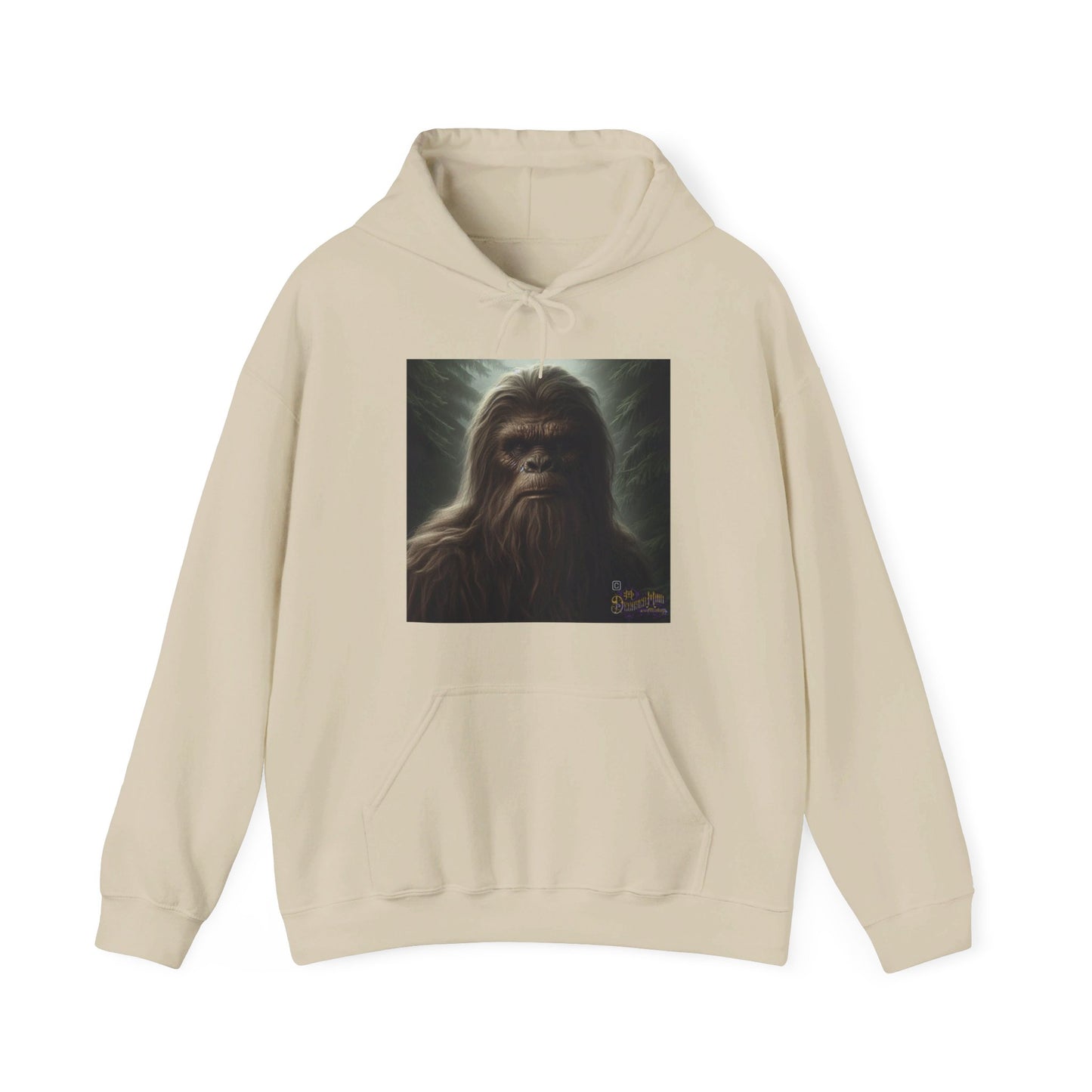 BIG FOOT, Portrait of a Beast Heavy Blend™ Hooded Sweatshirt