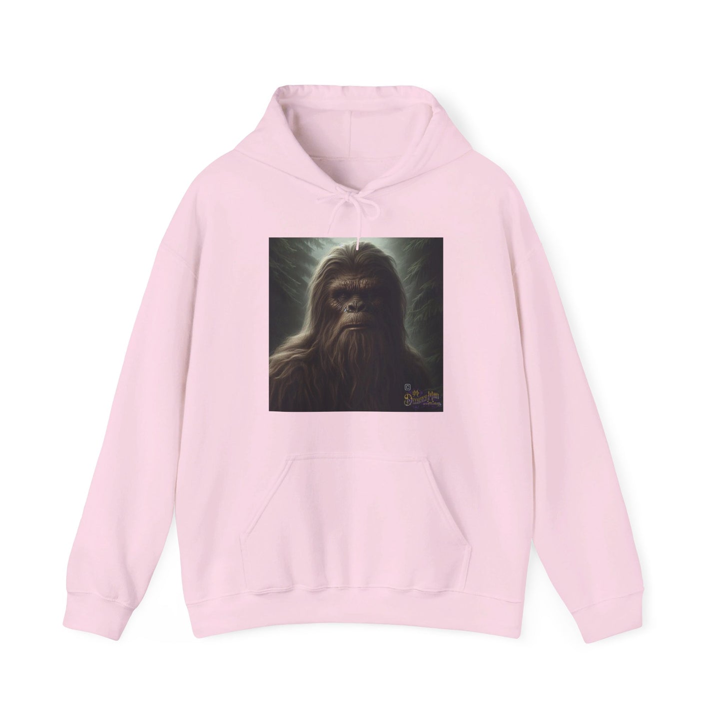 BIG FOOT, Portrait of a Beast Heavy Blend™ Hooded Sweatshirt