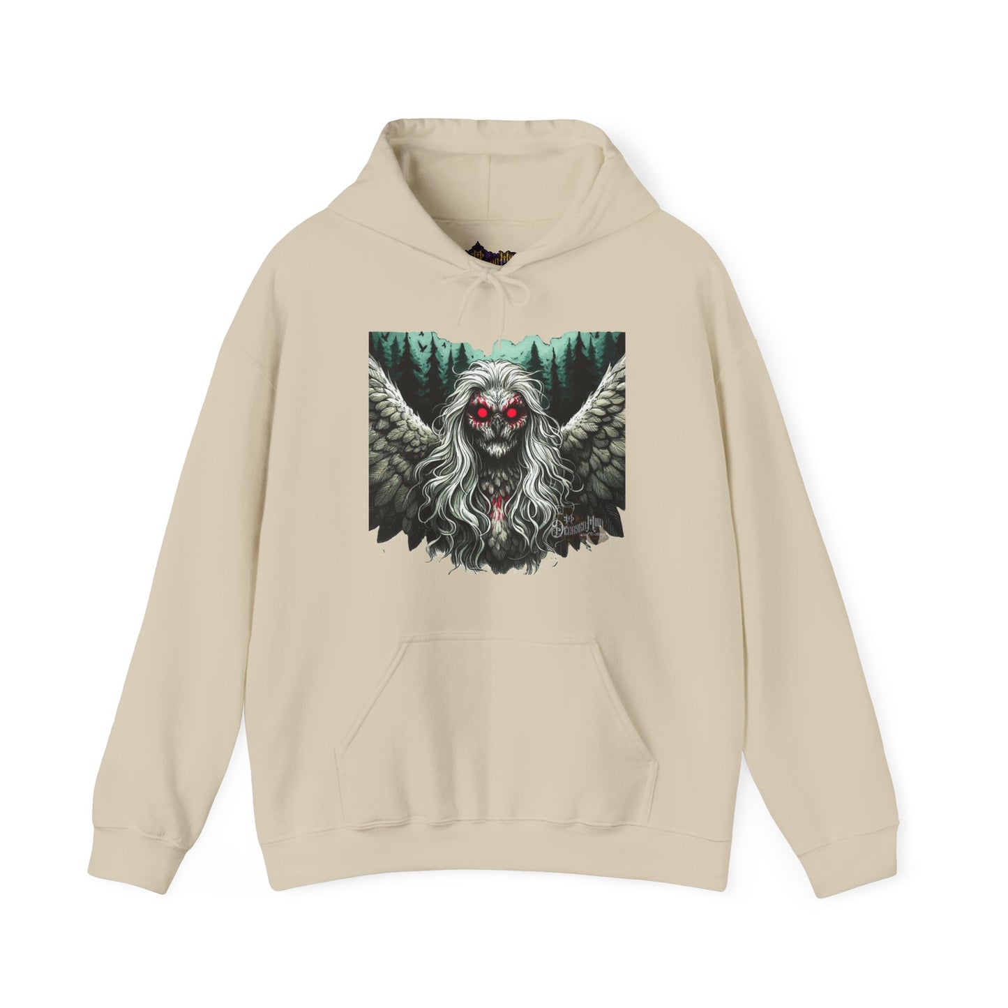 Hooded Sweatshirt La Lechuza Version1 Owl-Witch Mexican Folklore Design