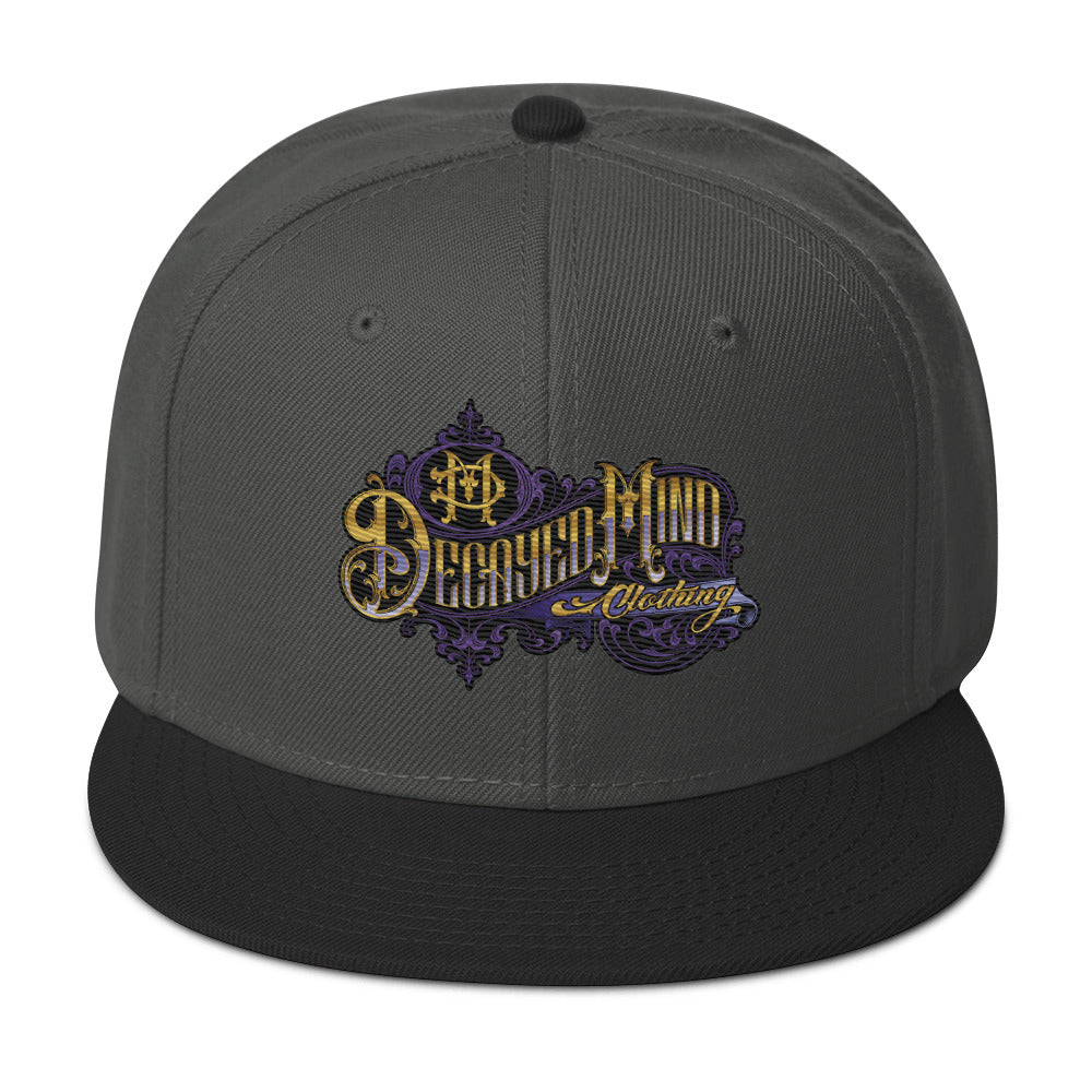 Purple Logo Snapback Hat