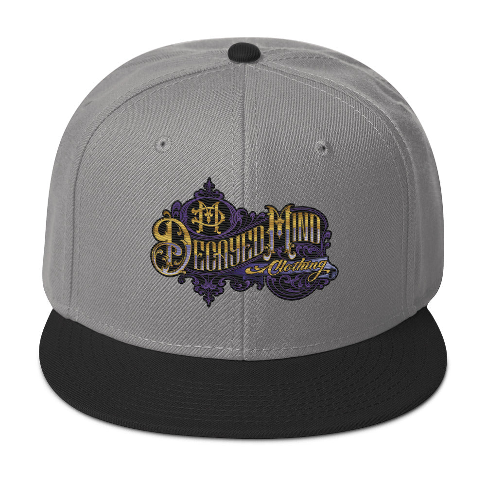 Purple Logo Snapback Hat