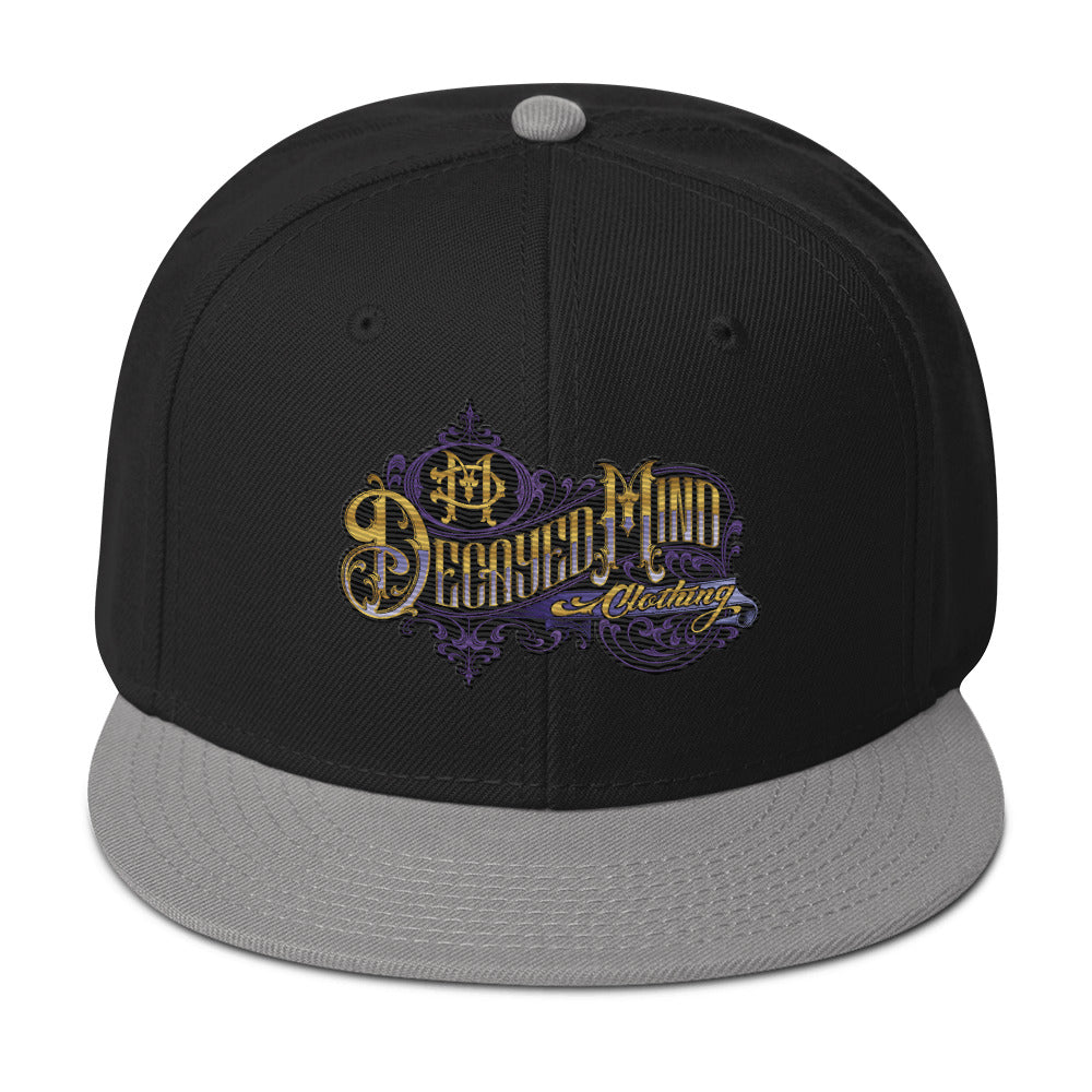 Purple Logo Snapback Hat