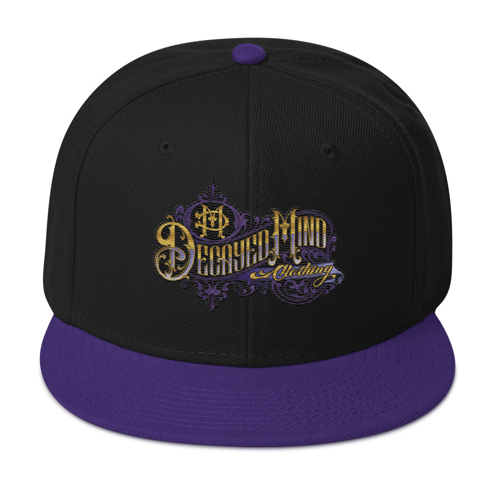 Purple Logo Snapback Hat