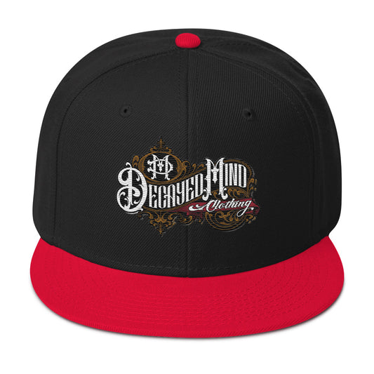 Guldlogotyp Snapback-hatt